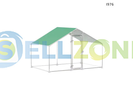 Μεταλλικό κοτέτσι με ανθεκτική επικάλυψη για οικόσιτα πτηνά και ζώα 2x2.8 μ.- I976